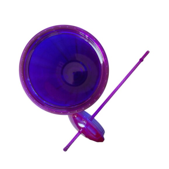 Starbucks Purple Iridescent Dome Kaleidoscope Straw 24 oz Venti Tumbler 2021 - Picture 4 of 5